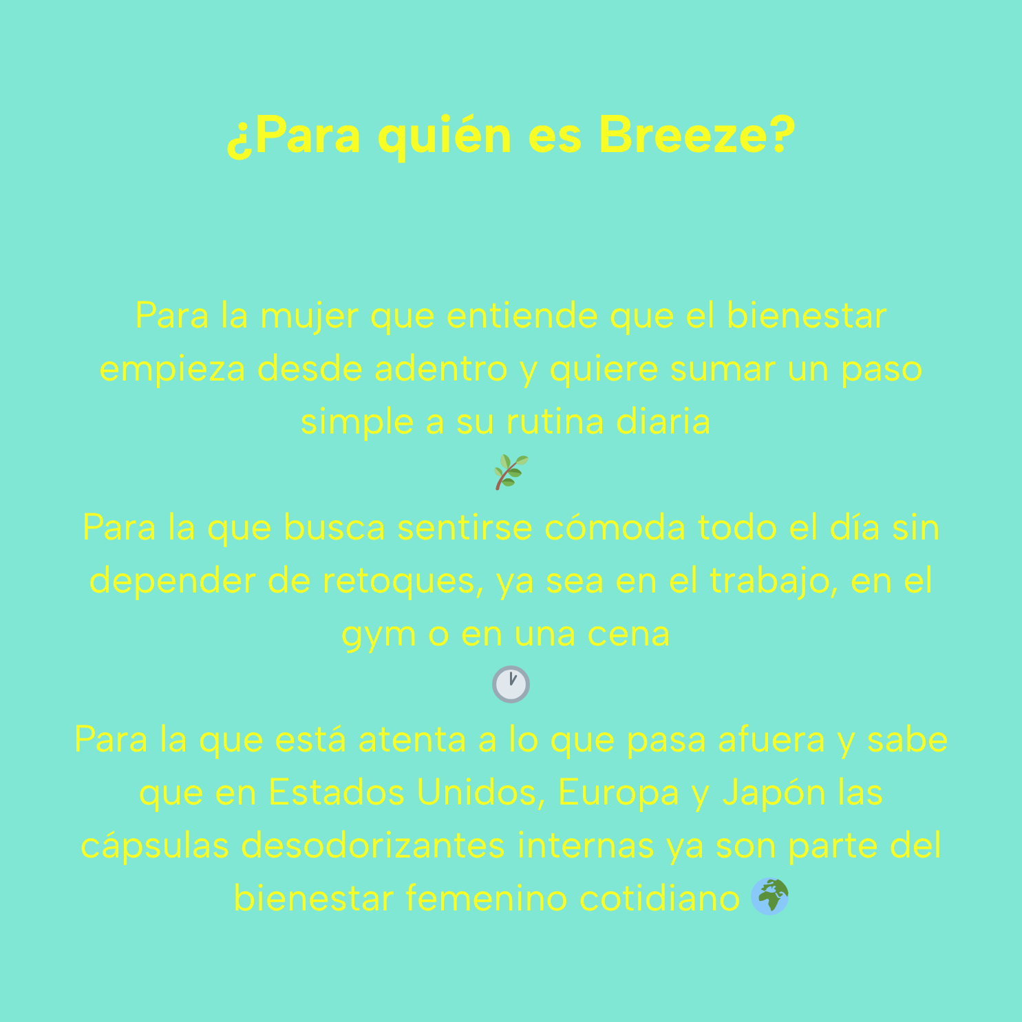 Breeze - Desodorante en cápsulas